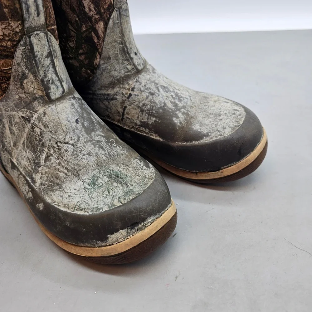 The Original Muck Boot Company Kids Camo Waterproof Rubber Boots Size 1